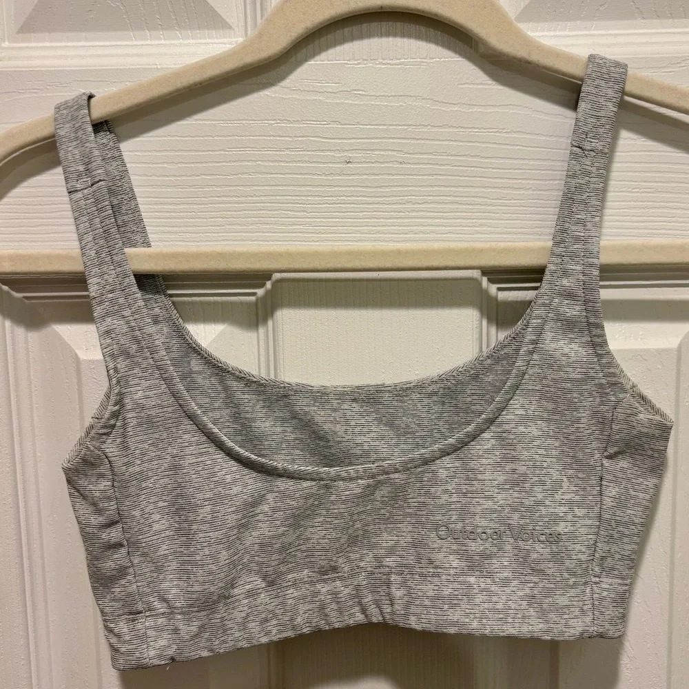 Outdoor Voices Double Time Bra XS Gray - Picture 4 of 6